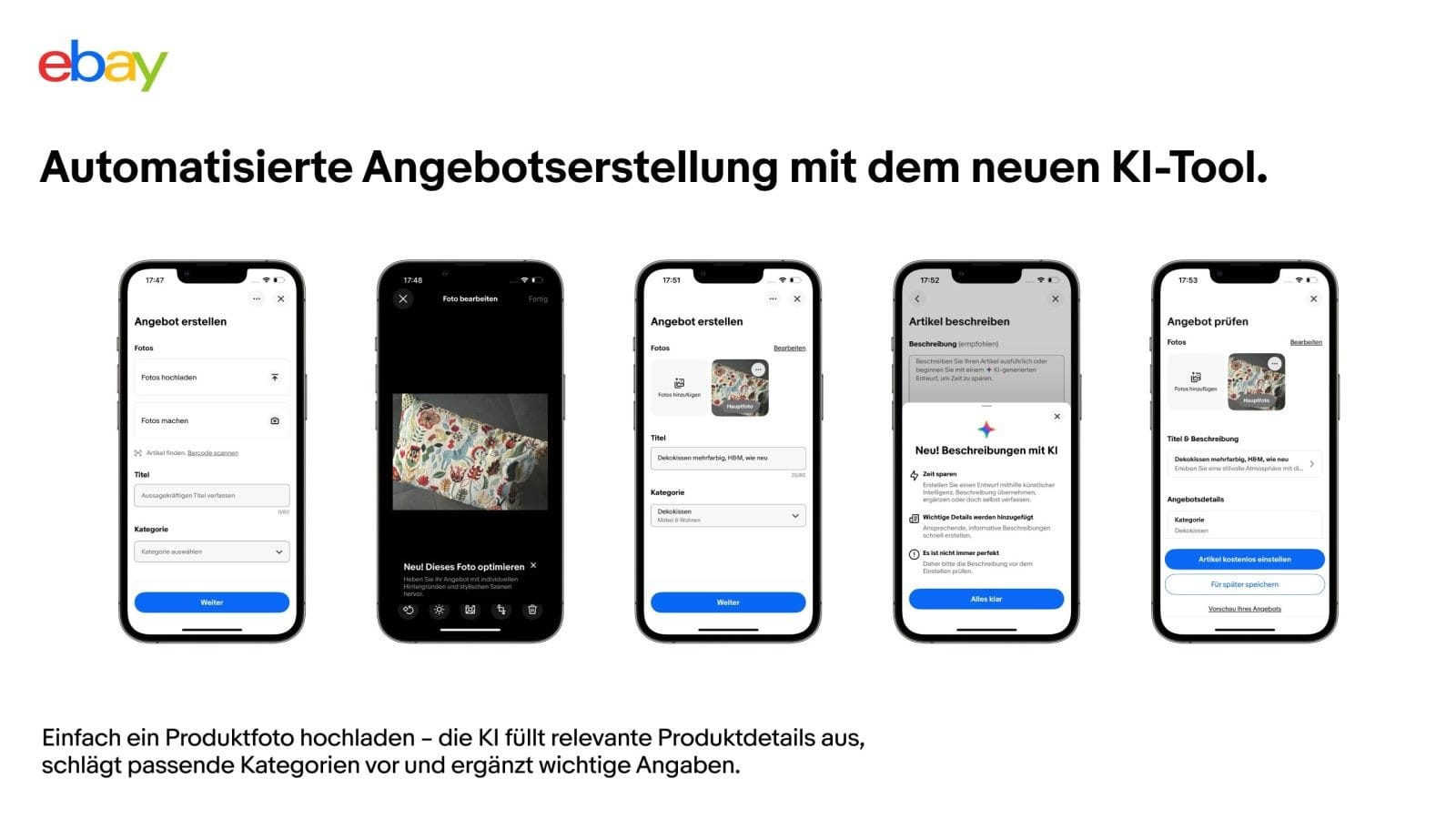 eBay erleichtert den Verkauf mit KI – Ungenutzte Schätze im Wert von 200-599 EUR liegen oft ungenutzt zu Hause
