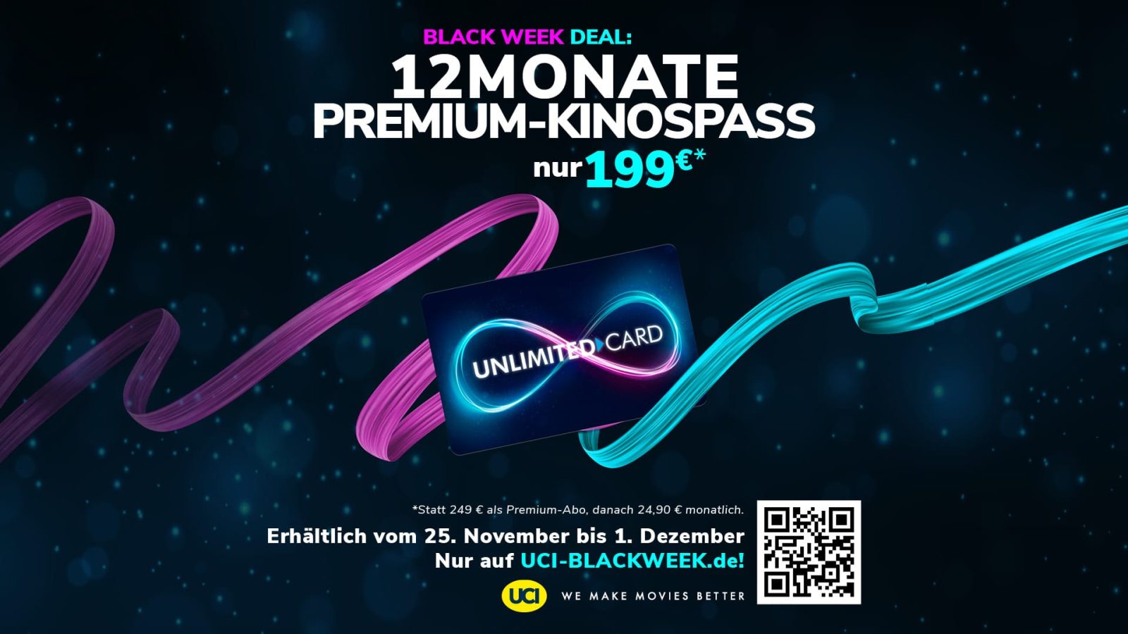 Kinofans müssen jetzt schnell sein.
