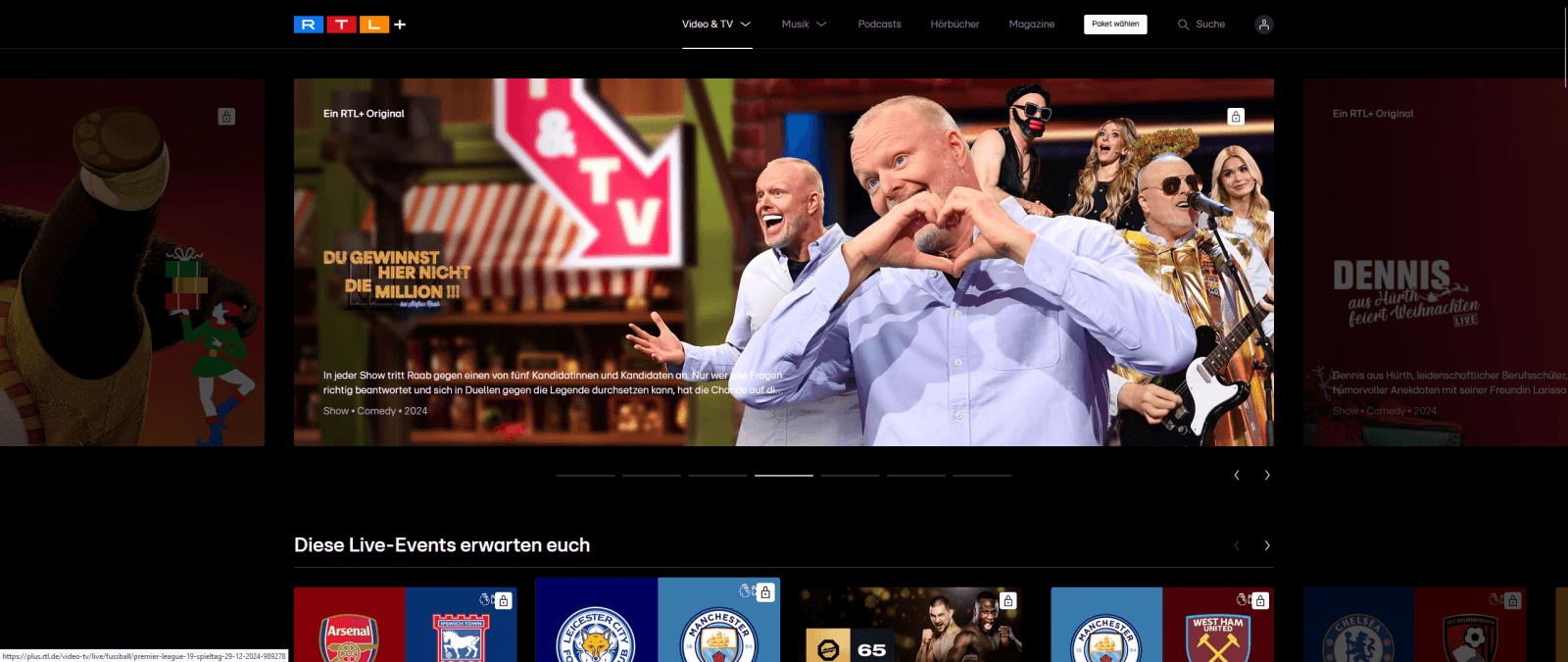 RTL+ Highlights im Januar