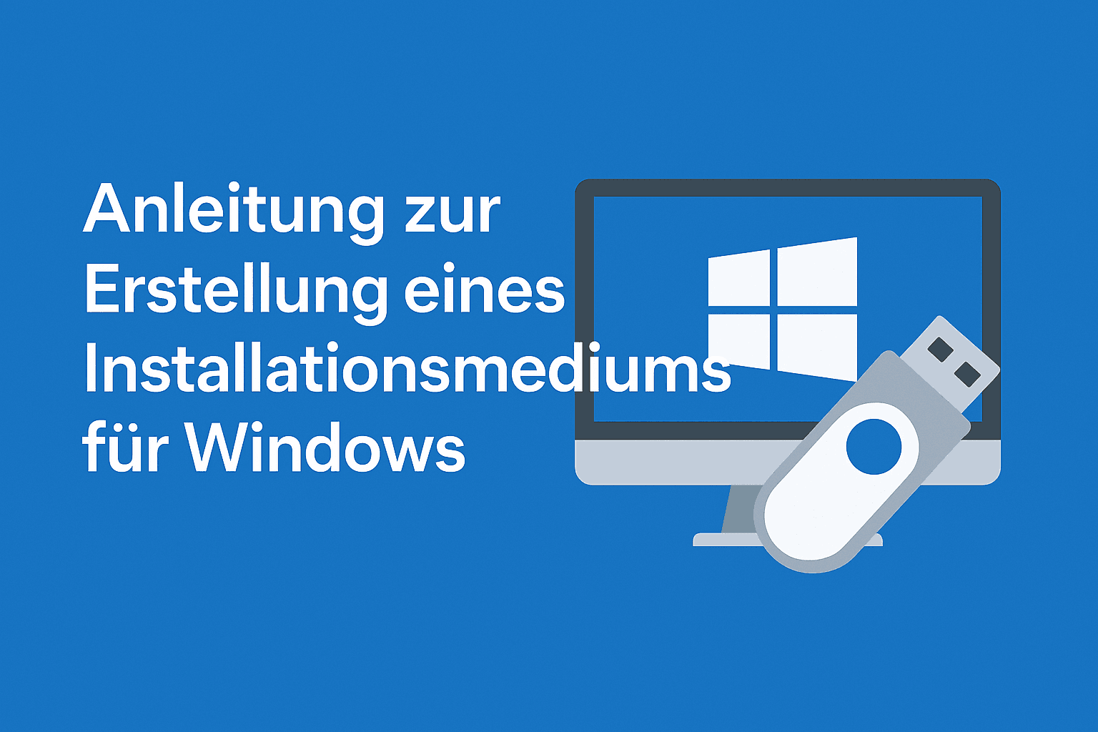 Anleitung zur Erstellung eines Installationsmediums für Windows