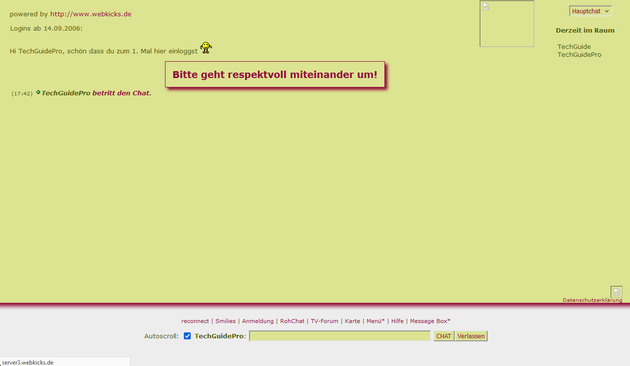 Webkicks.de – Der Chat für deine Homepage