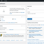 Wordpress Dashboard