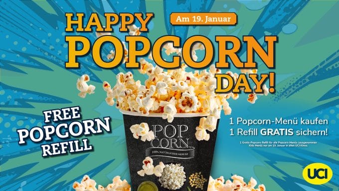 Große Popcorn-Aktion