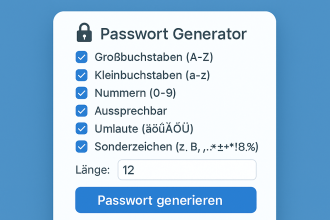Passwort generator für sichere Passwörter